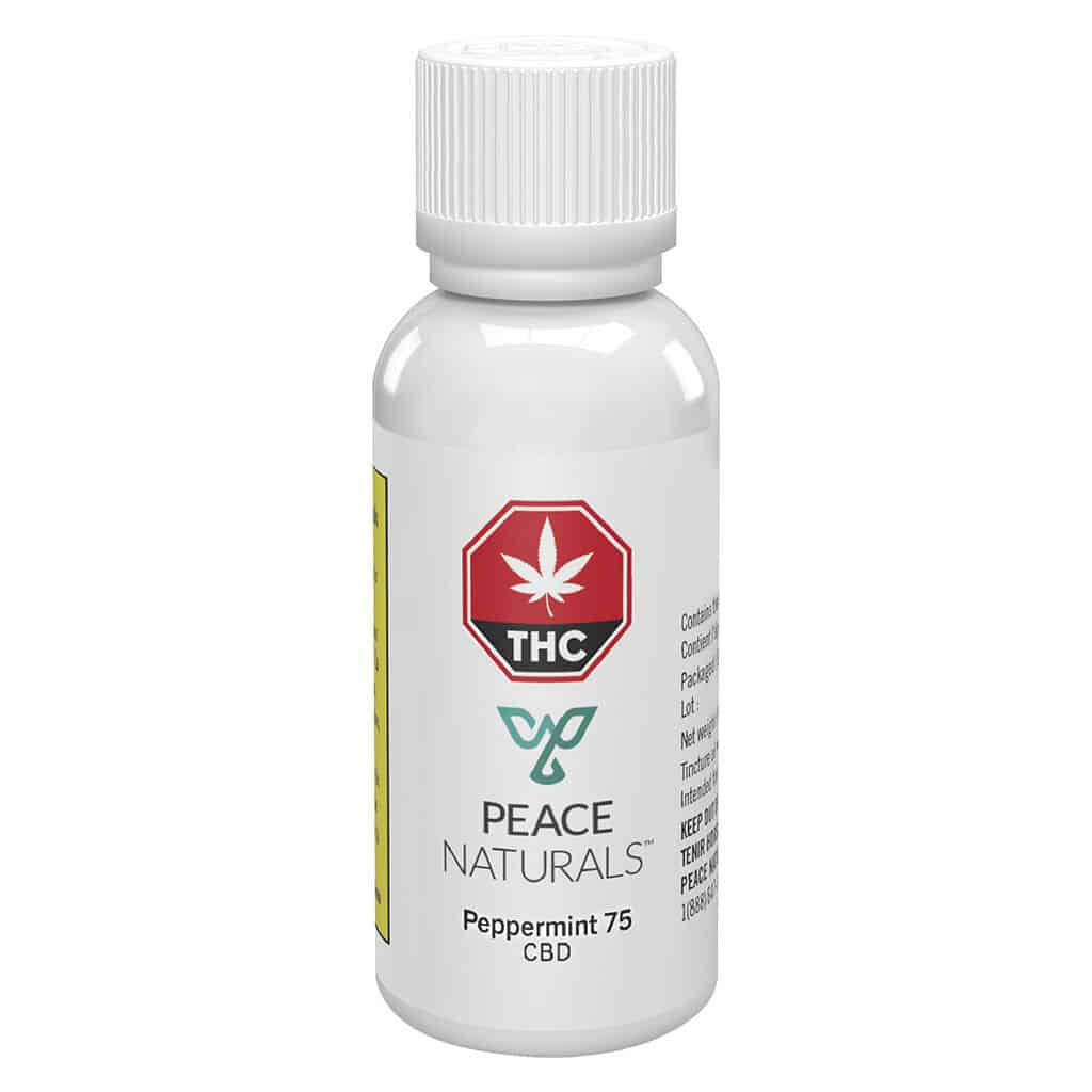 Peace Naturals - Peppermint 75 CBD Oil - Image 2