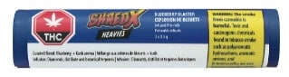 SHRED X - Blueberry Blaster Disty & Diamonds Infused Pre-Roll Hybrid 3x0.5g