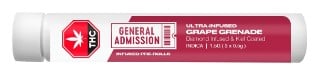 General Admission - Grape Grenade Diamond Infused Pre-Roll Indica 3x0.5g