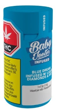Jeeter - Baby Jeeter Infused Blue Dream Pre-Roll Sativa 3x0.5g