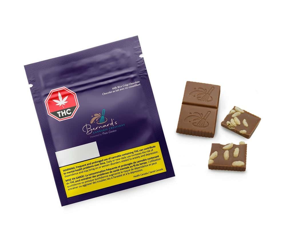 Bernard's Cannabis Creations - Milk Rice Crisp Bar