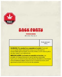 Back Forty - Punch Bowl All-In-One Disposable Sativa 0.95g