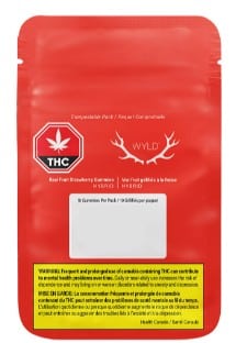 Wyld - Real Fruit Strawberry Gummies 20:1 CBD:THC 10 pack - Image 2