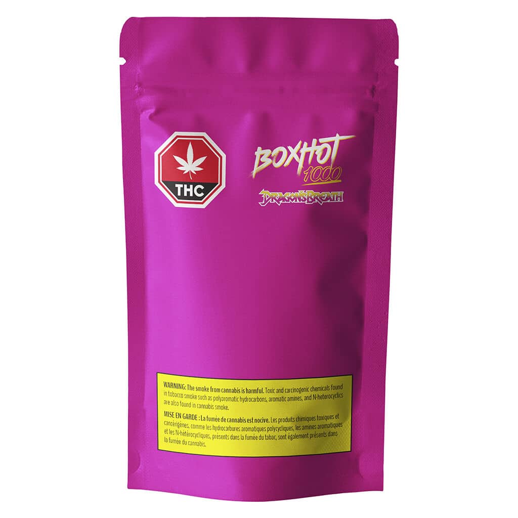 BOXHOT 1000 - Dragon's Breath 510 Thread Cartridge Sativa 1.2g - Image 2