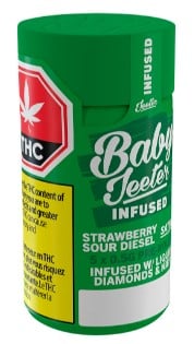 Jeeter - Baby Jeeter Infused Strawberry Sour Diesel Pre-Roll Sativa 5x0.5g - Image 2