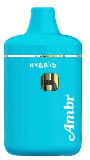 Ambr - Hybrid Blue Razz Ice Liquid Diamond AIO Disposable Vape Hybrid 0.95g