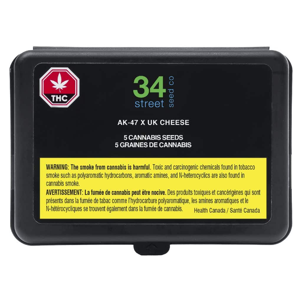 34 Street Seed Co. - AK-47 X UK Cheese (AUTO) Seeds (Autoflower)