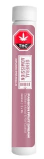 General Admission - Passion Fruit Dream Distillate Infused Pre-roll Indica 5x0.5g