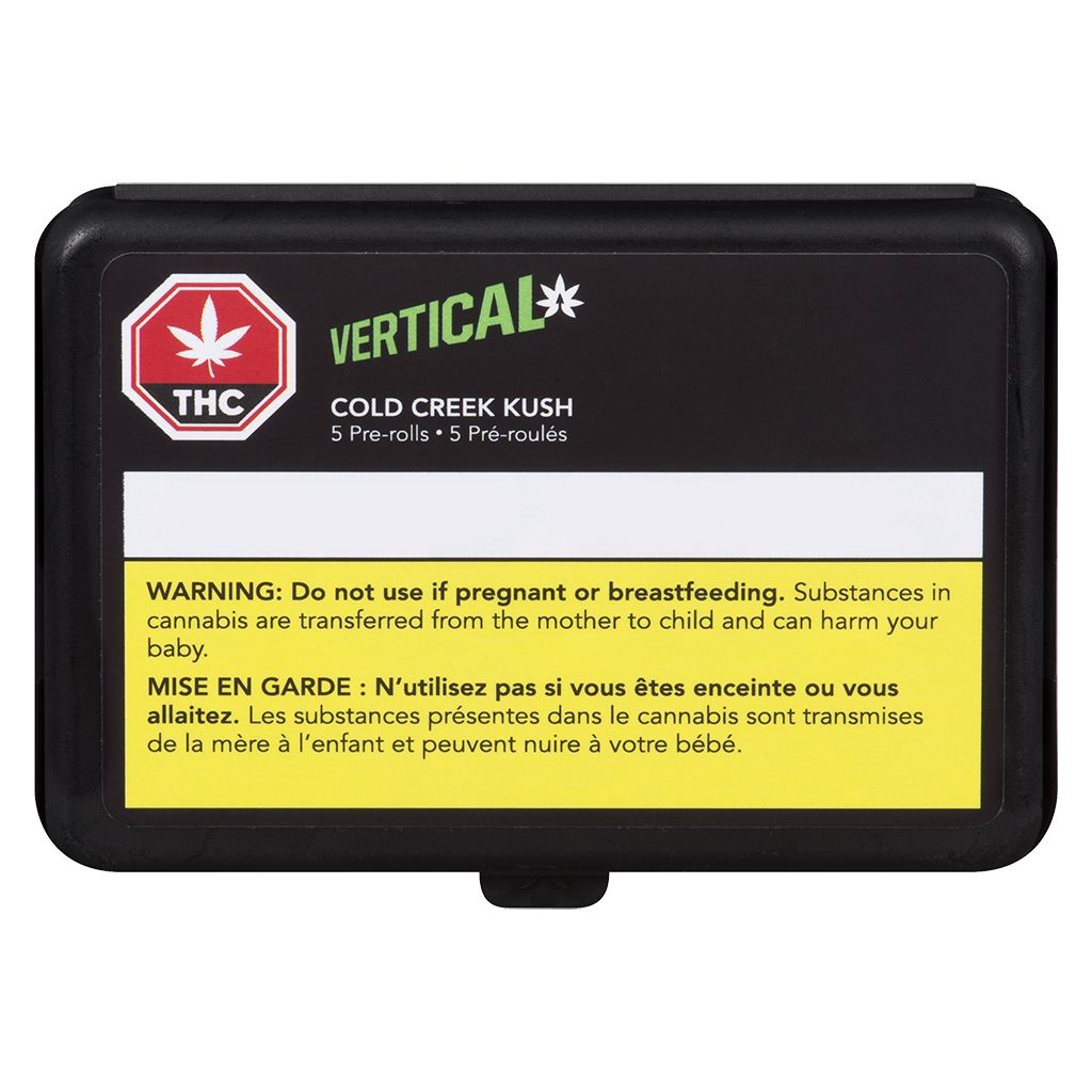 Vertical - Cold Creek Kush Pre-Roll - Image 2
