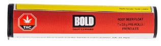 BOLD Growth - Root Beer Float Pre-Rolls - BOLD - Root Beer Float Pre-Rolls Indica 7x0.5g