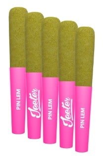 Jeeter - Baby Jeeter Infused Pink Lemon Pre-roll Hybrid 5x0.5g - Image 2