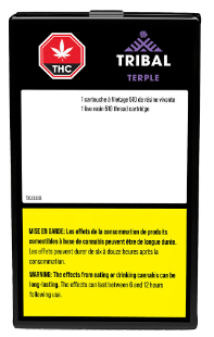 Tribal - Terple Live Resin 510 Thread Cartridge Hybrid 1g