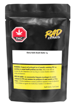RAD - Cherry Garlic Breath Shatter Indica 1g