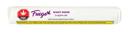 Fuego - Night Rider Indica Pre-Roll Indica 2x1g