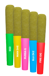 Jeeter - Baby Jeeter Infused Multi-Pack Pre-Roll Combo 5x0.5g