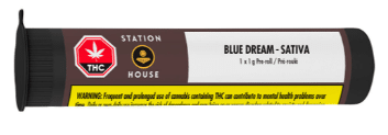 Station House - Blue Dream Pre-Roll - Sativa 1x0.5g