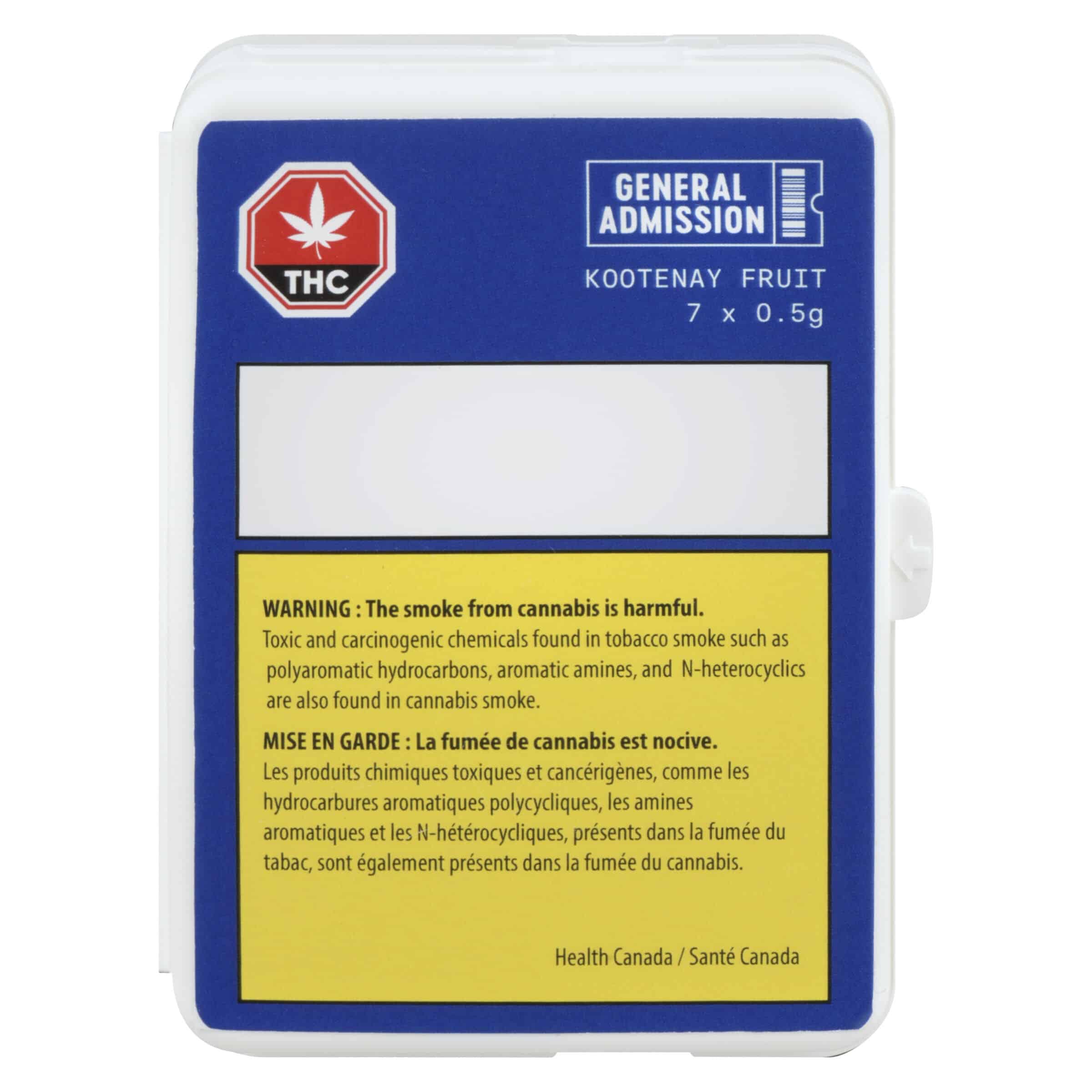 General Admission - Kootenay Fruit Pre-Roll - Image 2