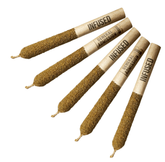 General Admission - Crimson Toro Distillate Infused Pre-Roll Indica 5x0.5g - Image 2