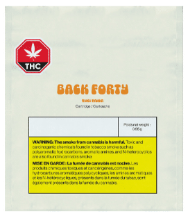 Back Forty - Tiki Tang 510 Thread Cartridge Hybrid 0.95g