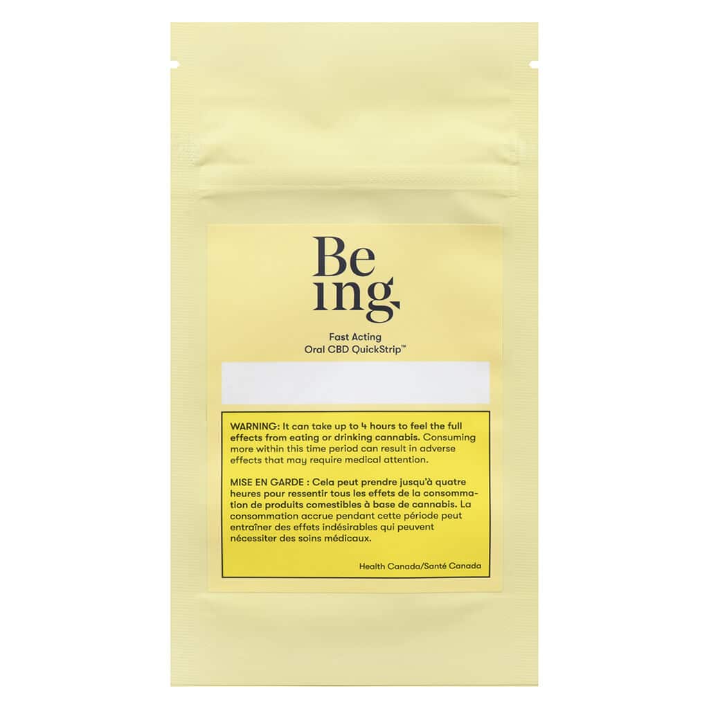 Being - Fast Acting Oral CBD QuickStrip - Image 2