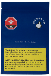 Thumbs Up - Sunset Sherb x Thin Mint Cookies Hybrid 14g