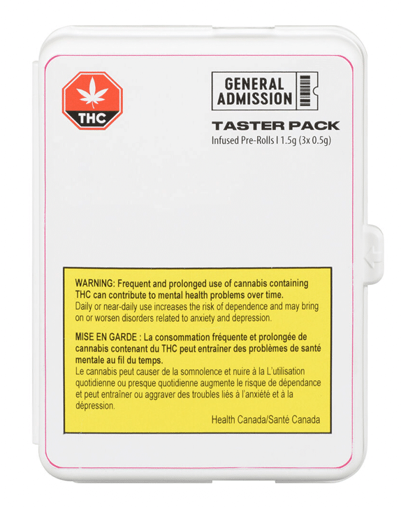 General Admission - Distillate Infused Pre-Roll Taster Pack?