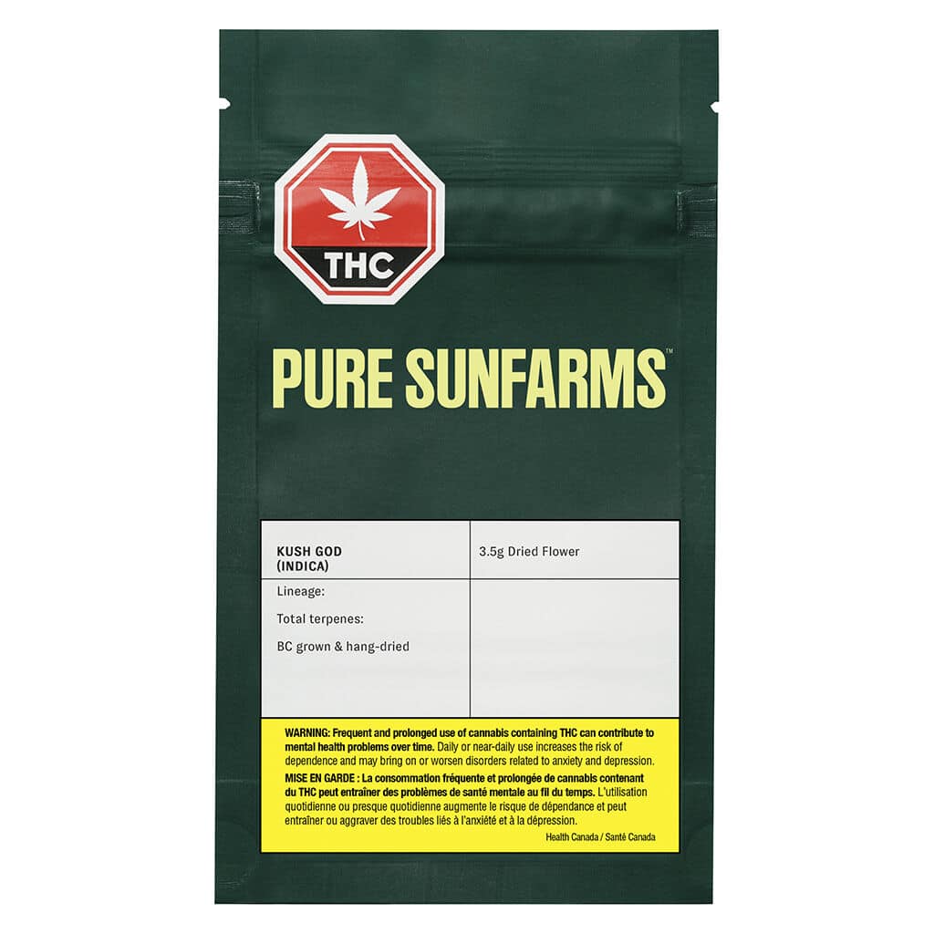 Pure Sunfarms - Kush God Indica 3.5g - Image 2