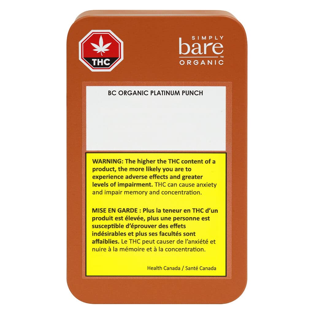 Simply Bare - BC Organic Platinum Punch Pre-Roll - Image 2