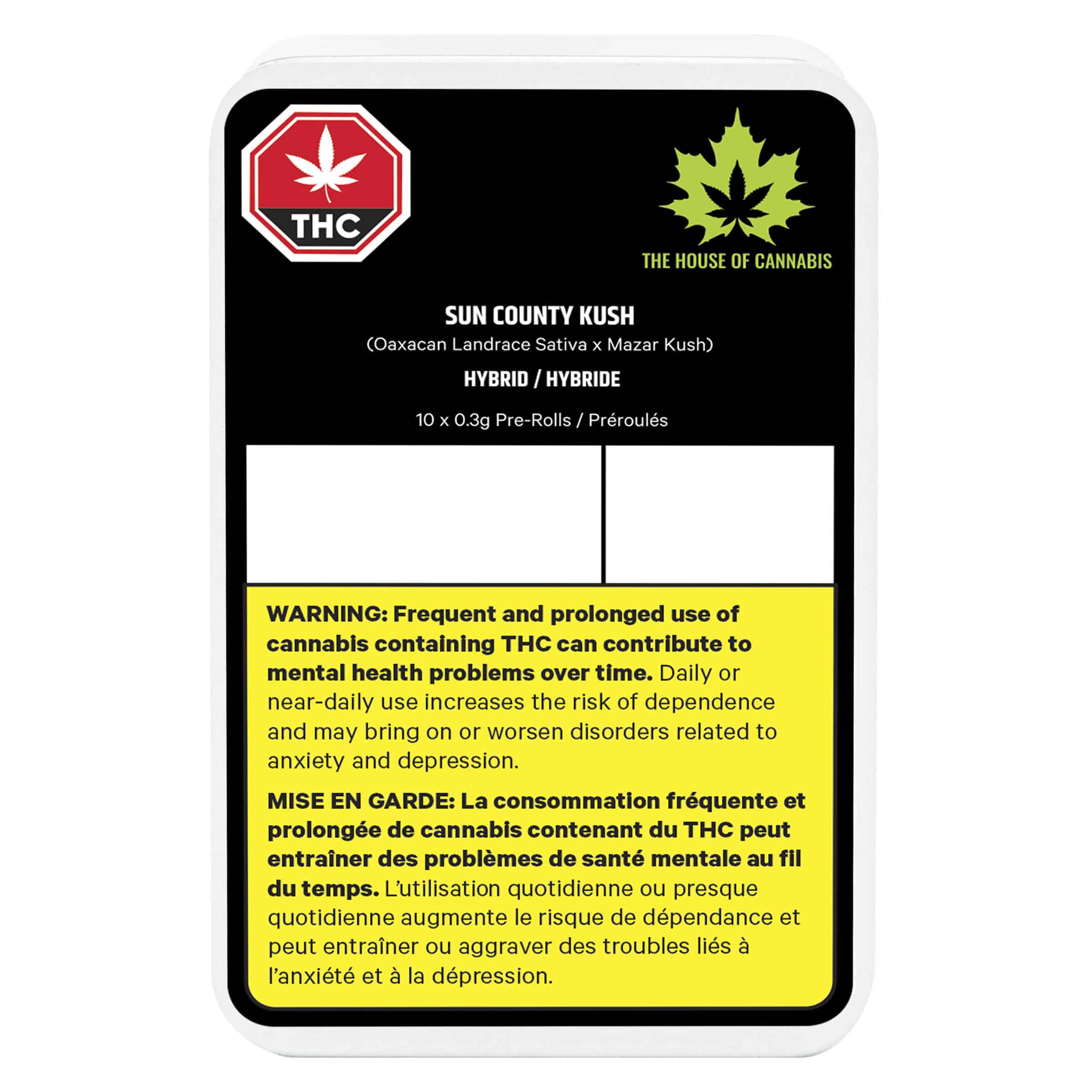 The House Of Cannabis - The House of Cannabis Sun County Kush Pre-Roll - Image 2
