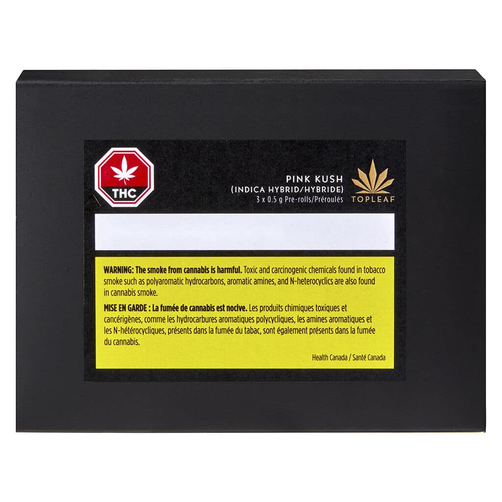 Top Leaf - Pink Kush Pre-Roll - Image 2