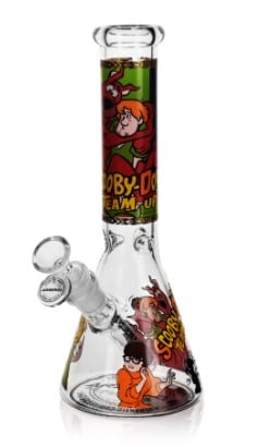 10" 5mm Arsenal Ghost Chasers Glass Bong