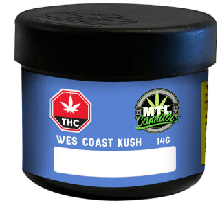 MTL Cannabis - Wes Coast Kush Indica 14g
