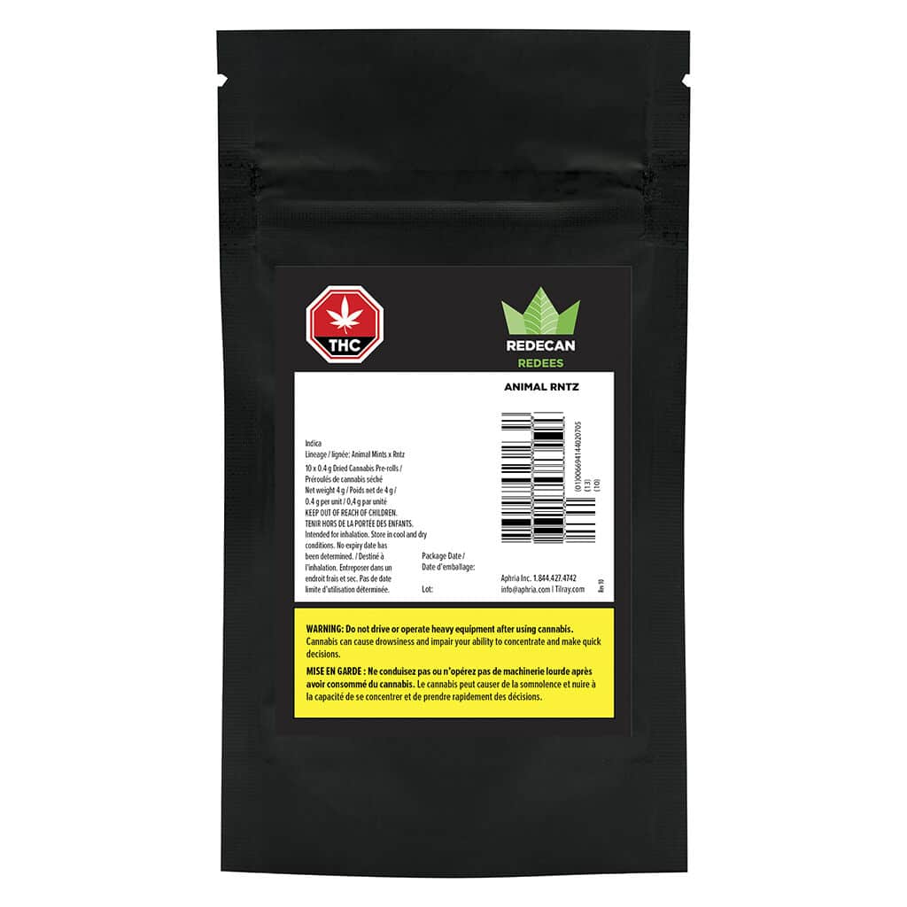 Redecan - Animal Rntz Redees Pre-roll Indica 10x0.4g - Image 2