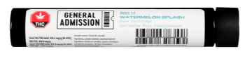 General Admission - Watermelon Splash Indica 1:0 510 Thread Cartridge Indica 0.95g