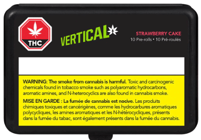 Vertical - Strawberry Cake Pre-Roll