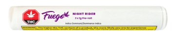 Fuego - Night Rider Indica Pre-Roll Indica 1x0.5g