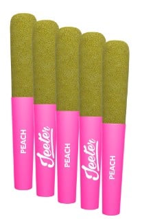 Jeeter - Baby Jeeter Peaches Infused Pre-Roll Indica 5x0.5g - Image 2