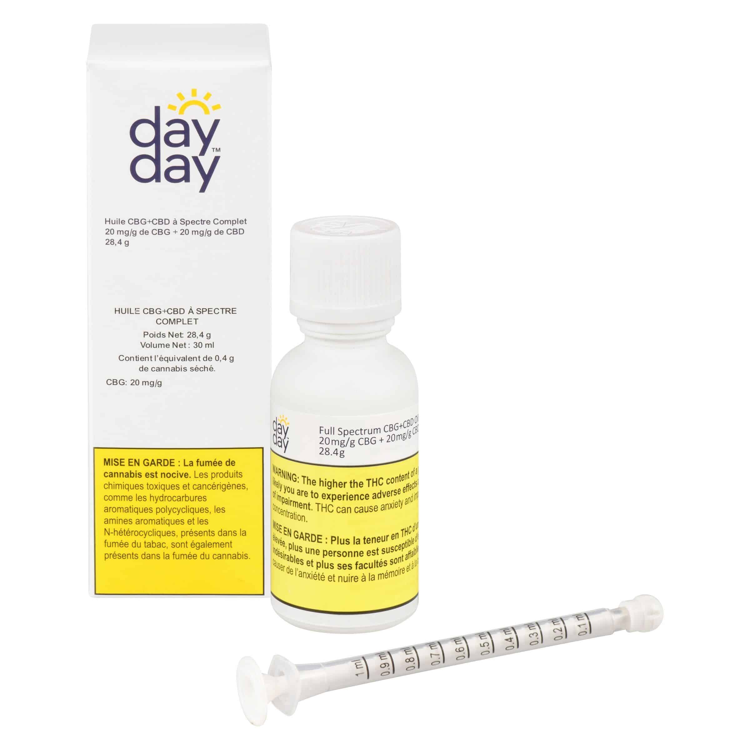DayDay - Full Spectrum CBG+CBD Oil 30ml