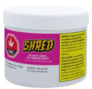 Shred - Big Jar of Joints Tropic Thunder + Gnarberry Combo 56x0.5g - Image 2