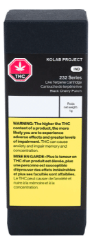 Kolab Project - 232 Series: Black Cherry Punch Live Terpene 510 Cartridge - Image 3