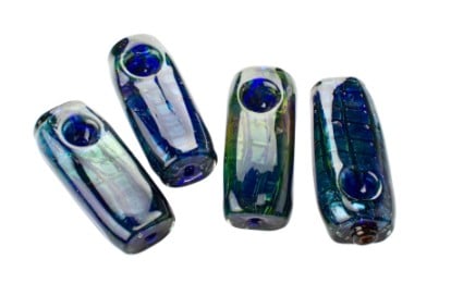 OG Original Blue Galaxy Block Hand Pipe