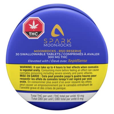 ASPIRE - SPARK THC Moonrocks - RSO Reserve 30 caps