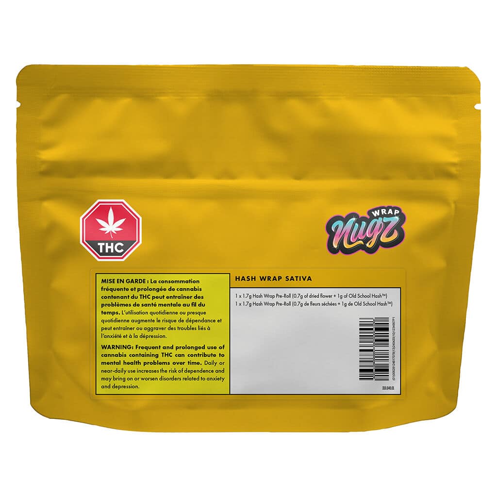 Nugz Wrap - Hash Wrap Sativa Sativa 1x1.7g - Image 2
