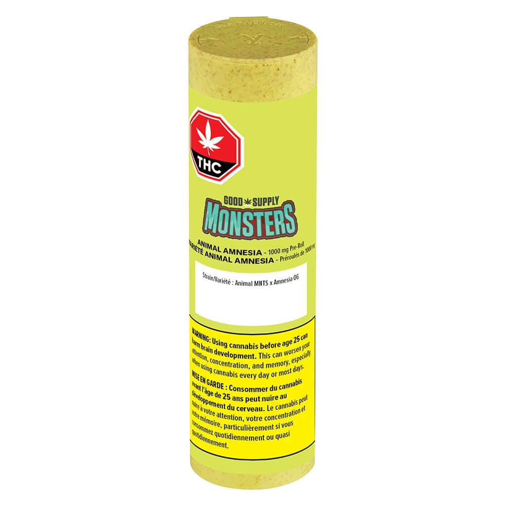 Good Supply Monsters - Monsters Animal Amnesia Infused Pre-Roll Hybrid 1x2.38g - Image 2