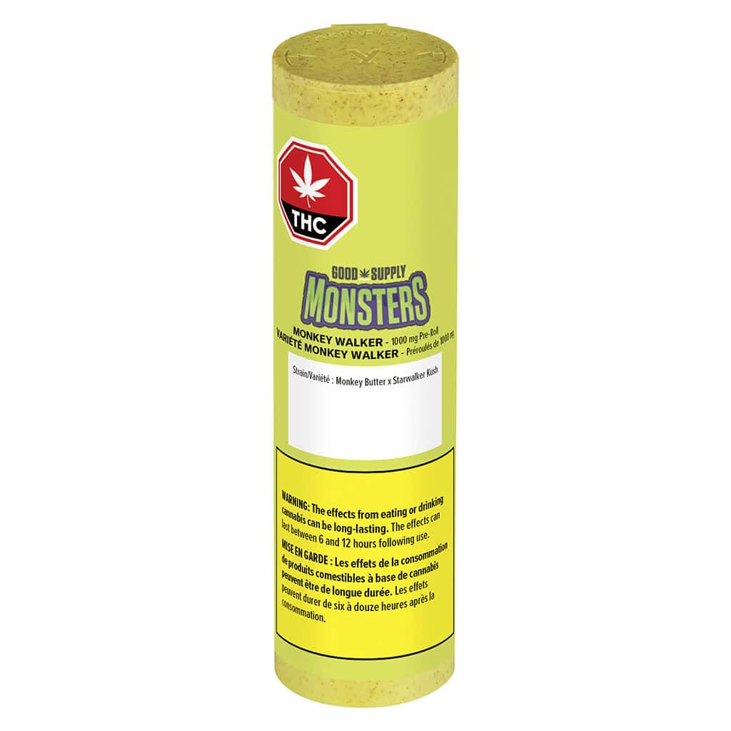 Good Supply Monsters - Monsters Monkey Walker Infused Pre-Roll Indica 1x2.38g - Image 2