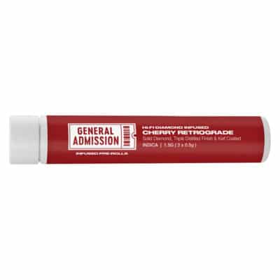 General Admission - Cherry Retrograde Infused Pre-Roll Indica 3x0.5g