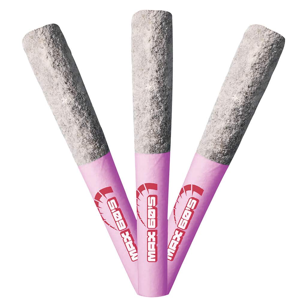 Chillbilly - Max 60's Triple Diamond Infused Pre-Rolls - Strawberry Fuel Indica 3x0.45g