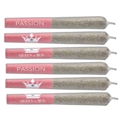 Queen of Bud - Red Jasper Raspberry Chocolate Liquid Infused Pre-Roll Pack Sativa 6x0.5g