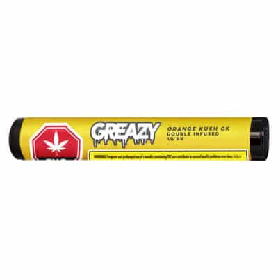 GREAZY - Orange Kush CK Double Infused Pre-Roll Indica 1x1g