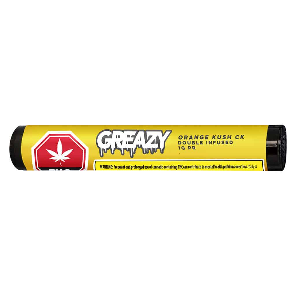 GREAZY - Orange Kush CK Double Infused Pre-Roll Indica 1x1g